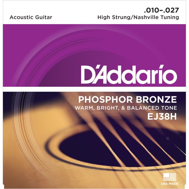 D'Addario EJ38H, 010-027 Nashville Tuning